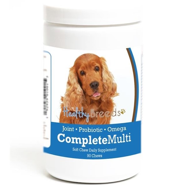 Healthy Breeds Healthy Breeds 192959010015 Cocker Spaniel all in one Multivitamin Soft Chew - 90 Count 192959010015 - main